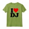 I LOVE DJ - Maglietta con Iniziali Personalizzate - Esprimi il tuo Amore per la Musica