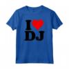 I LOVE DJ - Maglietta con Iniziali Personalizzate - Esprimi il tuo Amore per la Musica