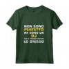 Dj Testo Divertente Idea Simpatica - Maglia a Manica per Uomo Ragazzo Disc Jockey - Regalo per Dj Ironico e Sarcastico