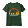 Elefante Vintage Retro Mamma Papà - Maglietta Regalo Divertente per Amanti degli Elefanti