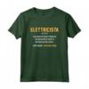 Divertente Maestro Definizione Elettricista - Maglietta Umoristica per Uomini e Colleghi di Lavoro - Ideale per Regalo di Natale o Compleanno