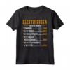 Elettricista Vintage - Tariffa Oraria Elettricista Divertente Maglietta - Ideale come Regalo Unico
