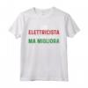 Divertente Regalo per Elettricisti - Maglietta Leggera con Taglio Classico - Ideale per Uomini e Donne
