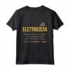 Elettricista Definizione | HapTiger Maglietta - Regalo Divertente per Compleanni e Laurea