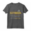 Elettricista Definizione | HapTiger Maglietta - Regalo Divertente per Compleanni e Laurea