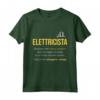Elettricista Definizione | HapTiger Maglietta - Regalo Divertente per Compleanni e Laurea
