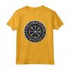 Bussola vichinga Vegvisir - Bussola magica islandese Maglietta - Ideale per gli Amanti della Mitologia Norrena e dei Simboli Magici