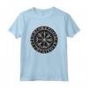 Bussola vichinga Vegvisir - Bussola magica islandese Maglietta - Ideale per gli Amanti della Mitologia Norrena e dei Simboli Magici