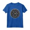 Bussola vichinga Vegvisir - Bussola magica islandese Maglietta - Ideale per gli Amanti della Mitologia Norrena e dei Simboli Magici