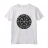 Bussola vichinga Vegvisir - Bussola magica islandese Maglietta - Ideale per gli Amanti della Mitologia Norrena e dei Simboli Magici