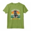 Miglior Norvegese Elkhound Cane Mamma Mai Divertente Cani Proprietario Retro Maglietta - Regalo Perfetto per Mamme Amanti degli Elkhound