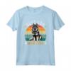 Miglior Norvegese Elkhound Cane Mamma Mai Divertente Cani Proprietario Retro Maglietta - Regalo Perfetto per Mamme Amanti degli Elkhound