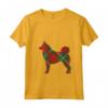 Donna Norvegese Elkhound Natale Maglietta con Collo a V - Regalo Unico per Genitori di Elkhound - Felice Natale con il mio Elkhound norvegese