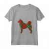 Donna Norvegese Elkhound Natale Maglietta con Collo a V - Regalo Unico per Genitori di Elkhound - Felice Natale con il mio Elkhound norvegese