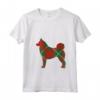 Donna Norvegese Elkhound Natale Maglietta con Collo a V - Regalo Unico per Genitori di Elkhound - Felice Natale con il mio Elkhound norvegese