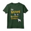 My Wizard is Norwegian Elkhound Maglietta - Regalo Unico per Amanti degli Elkhound Norvegesi e della Magia