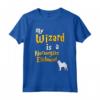 My Wizard is Norwegian Elkhound Maglietta - Regalo Unico per Amanti degli Elkhound Norvegesi e della Magia