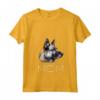 Donna Norvegese Elkhound Mamma Maglietta con Collo a V - Design Mum Mommy Mamg - Ideale per Amanti dei Cani