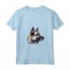 Donna Norvegese Elkhound Mamma Maglietta con Collo a V - Design Mum Mommy Mamg - Ideale per Amanti dei Cani