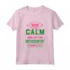 Keep Calm Let Ortodontist Handle It - Compleanno Ortodonzia Maglietta - Design Vintage per Fan dell'Ortodonzia