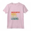 Donna Endodontista Eroe Mito Leggenda Vintage Divertente - Maglietta con Collo a V per Medici di Endodonzia - Ideale per Compleanno, Natale e Regali