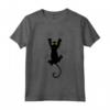 Maglietta a Forma di Gatto | Gattino Graffia l'Abito | T-shirt divertente per Amanti dei Gatti