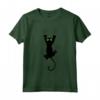 Maglietta a Forma di Gatto | Gattino Graffia l'Abito | T-shirt divertente per Amanti dei Gatti