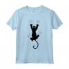 Maglietta a Forma di Gatto | Gattino Graffia l'Abito | T-shirt divertente per Amanti dei Gatti