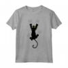 Maglietta a Forma di Gatto | Gattino Graffia l'Abito | T-shirt divertente per Amanti dei Gatti