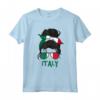 Italia Per Ragazza - Maglietta Bandiera Italiana Donna - Regalo per Ragazze d'Italia e la Mamma