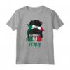 Italia Per Ragazza - Maglietta Bandiera Italiana Donna - Regalo per Ragazze d'Italia e la Mamma