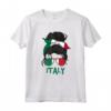Italia Per Ragazza - Maglietta Bandiera Italiana Donna - Regalo per Ragazze d'Italia e la Mamma
