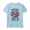 Vintage 1973 Amici Bday 49 Anni Mamma Papà Cinema Film Maglietta - Compleanno 49 Anni Retro 70s Abbigliamento - Ideale per Amanti del Cinema e Abbigliamento Vintage