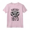 Vintage 1973 Amici Bday 49 Anni Mamma Papà Cinema Film Maglietta - Compleanno 49 Anni Retro 70s Abbigliamento - Ideale per Amanti del Cinema e Abbigliamento Vintage