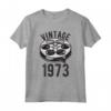 Vintage 1973 Amici Bday 49 Anni Mamma Papà Cinema Film Maglietta - Compleanno 49 Anni Retro 70s Abbigliamento - Ideale per Amanti del Cinema e Abbigliamento Vintage