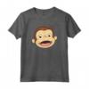 HapTiger Big Face Monkey Smile Maglietta - Official George T-Shirt for Men, Women, Boys, and Girls