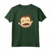 HapTiger Big Face Monkey Smile Maglietta - Official George T-Shirt for Men, Women, Boys, and Girls