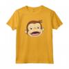 HapTiger Big Face Monkey Smile Maglietta - Official George T-Shirt for Men, Women, Boys, and Girls