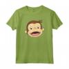 HapTiger Big Face Monkey Smile Maglietta - Official George T-Shirt for Men, Women, Boys, and Girls