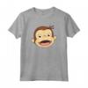 HapTiger Big Face Monkey Smile Maglietta - Official George T-Shirt for Men, Women, Boys, and Girls