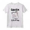 Grazia, Graziella e Grazie ar cazzo - Maglietta Divertente per Compleanno, Feste e Regali - Ideale per Natale e Pasqua