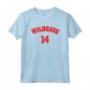 High School Musical Wildcats 14 Maglietta - Official HapTiger Licensed Product - Nostalgic Fan Apparel BILHST00009