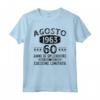 Annata 1963 Anni 60 Compleanno Uomo Vintage Agosto 1963 - Maglietta Divertente per Regalo Compleanno Uomo 60 Anni