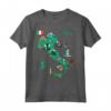 Mappa Italia - T-shirt Attrazioni Turistiche e Città Principali - Ideale per Regalo Viaggi Italia o Vacanze - Roma, Venezia, Firenze