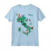 Mappa Italia - T-shirt Attrazioni Turistiche e Città Principali - Ideale per Regalo Viaggi Italia o Vacanze - Roma, Venezia, Firenze