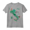 Mappa Italia - T-shirt Attrazioni Turistiche e Città Principali - Ideale per Regalo Viaggi Italia o Vacanze - Roma, Venezia, Firenze