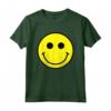 Maglietta con Viso Sorridente Giallo - Stile Retro Anni '70/'80/'90 - Maglietta Felice e alla Moda