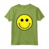 Maglietta con Viso Sorridente Giallo - Stile Retro Anni '70/'80/'90 - Maglietta Felice e alla Moda