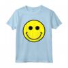 Maglietta con Viso Sorridente Giallo - Stile Retro Anni '70/'80/'90 - Maglietta Felice e alla Moda