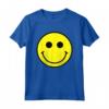 Maglietta con Viso Sorridente Giallo - Stile Retro Anni '70/'80/'90 - Maglietta Felice e alla Moda